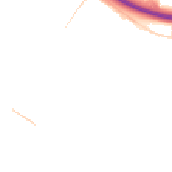 Night-time road noise heatmap for PE1 4PG