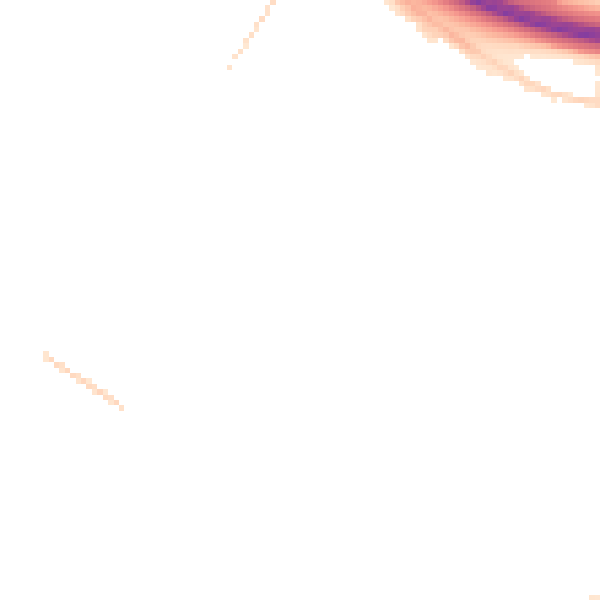 Night-time road noise heatmap for PE1 4PQ
