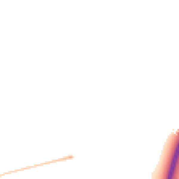 Night-time road noise heatmap for PE1 4QP