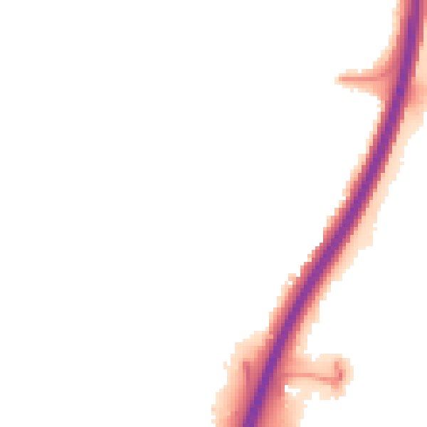 Night-time road noise heatmap for PE1 4RH
