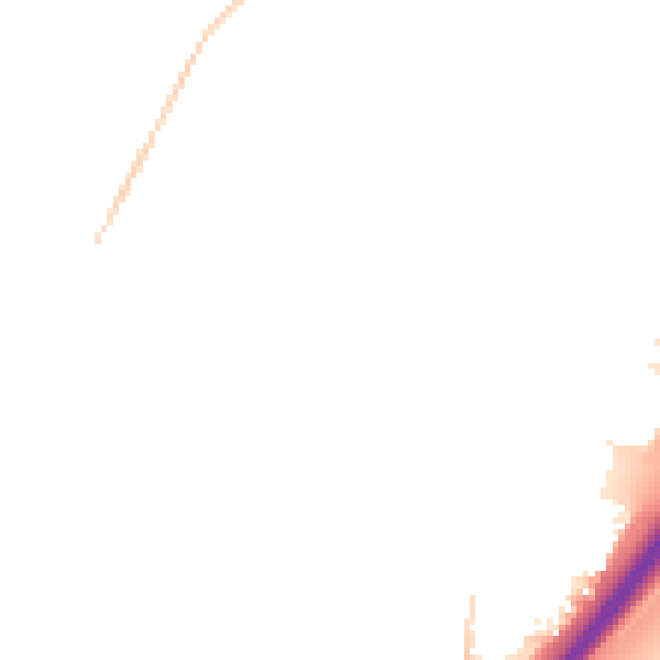 Night-time road noise heatmap for PE1 5EA