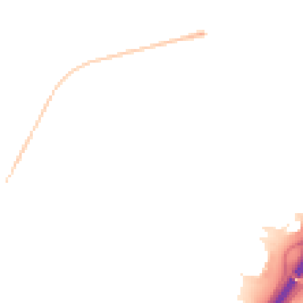 Night-time road noise heatmap for PE1 5EG