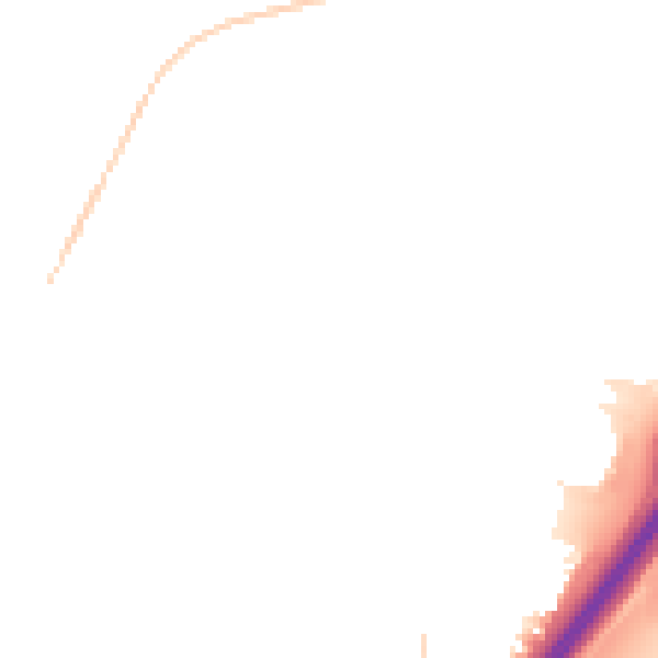 Night-time road noise heatmap for PE1 5EP