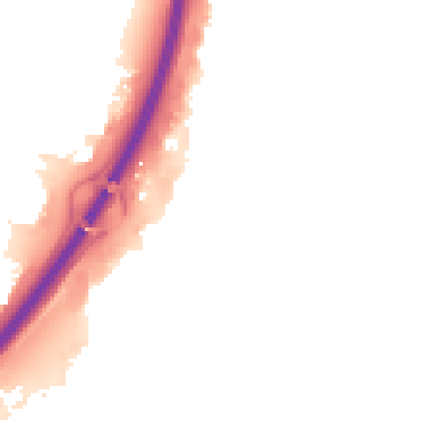 Night-time road noise heatmap for PE1 5TA