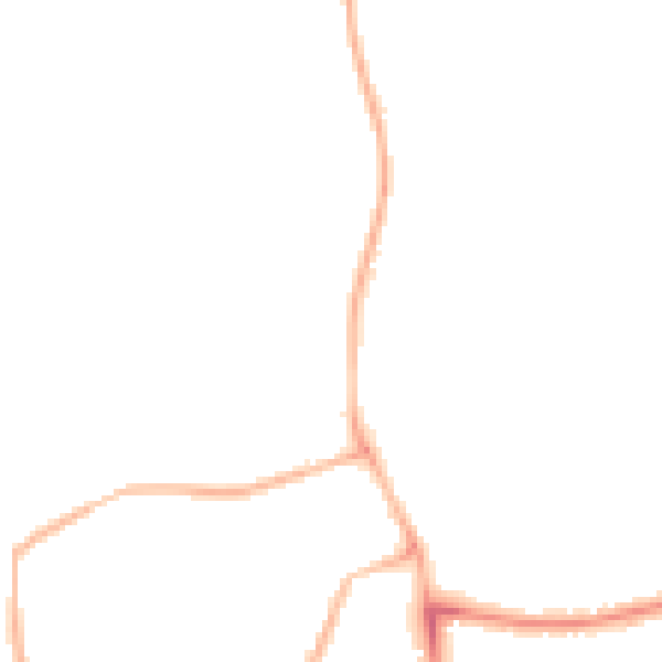 Night-time road noise heatmap for PE11 1GF