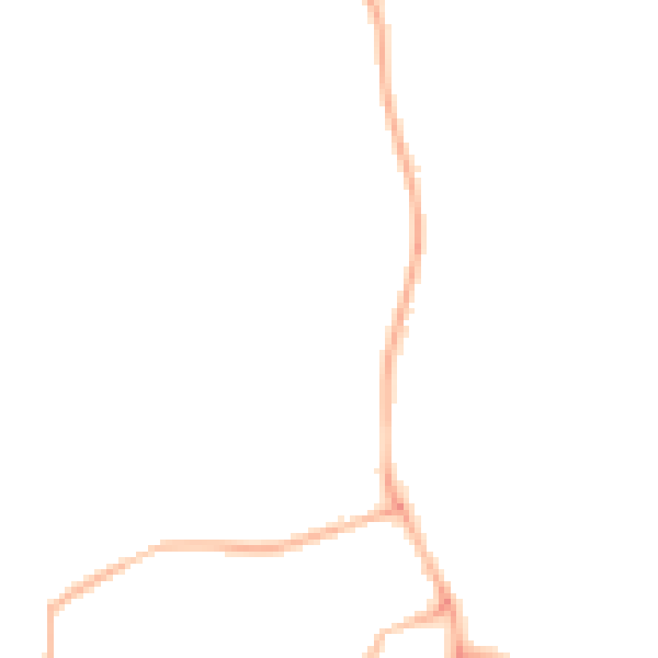 Night-time road noise heatmap for PE11 1GG