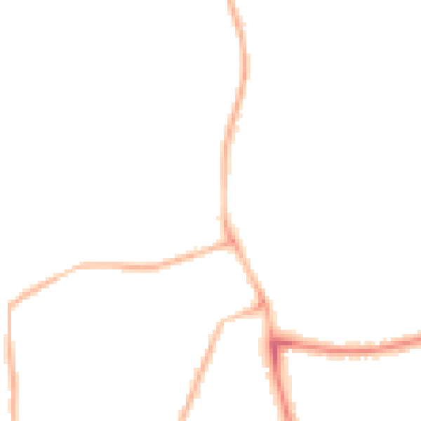 Night-time road noise heatmap for PE11 1GJ
