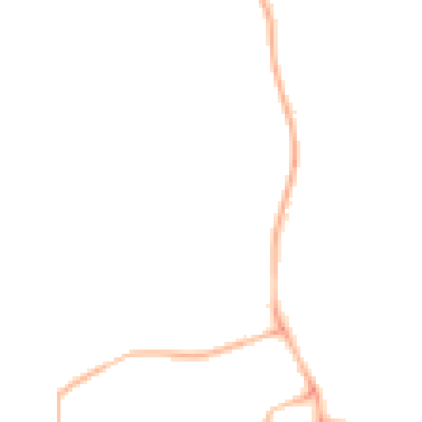 Night-time road noise heatmap for PE11 1GN