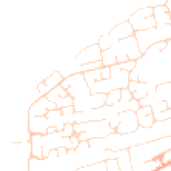 Daytime road noise heatmap for PE11 1HW