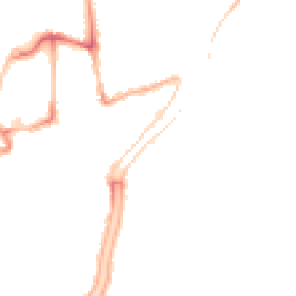 Night-time road noise heatmap for PE11 1TW