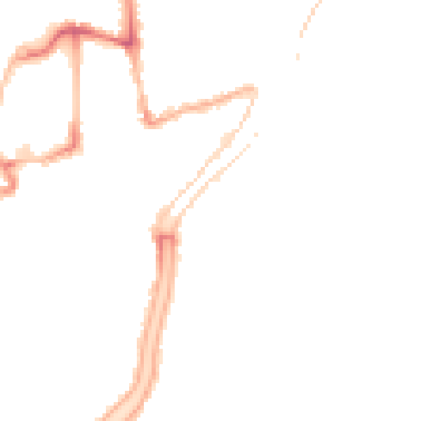 Night-time road noise heatmap for PE11 1XP