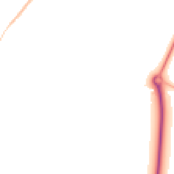 Night-time road noise heatmap for PE11 2EN