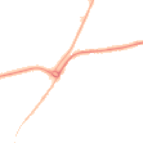 Night-time road noise heatmap for PE11 2HH