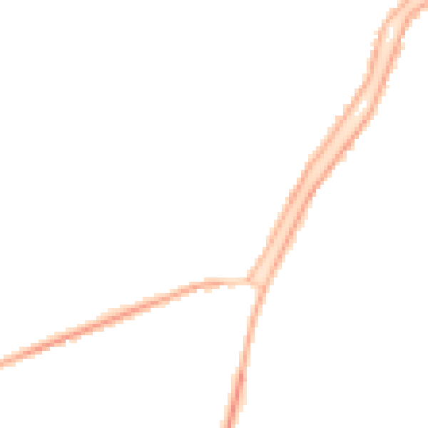 Night-time road noise heatmap for PE11 2SL