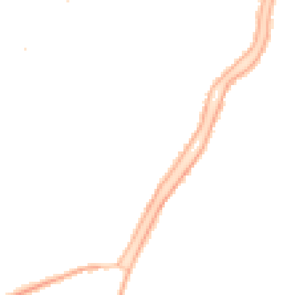 Night-time road noise heatmap for PE11 2TY