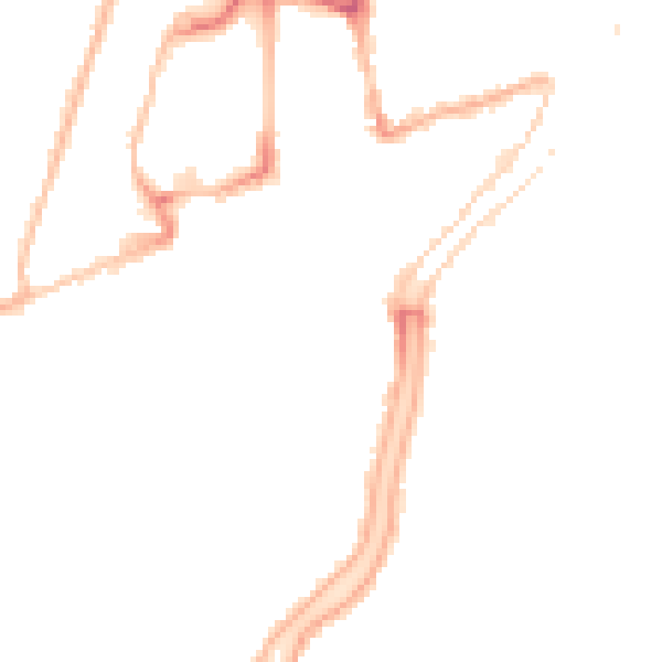 Night-time road noise heatmap for PE11 2XG