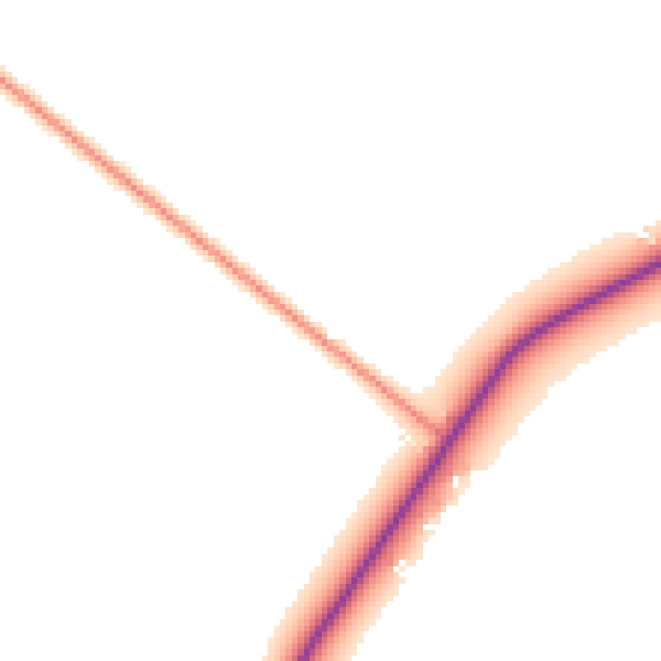 Daytime road noise heatmap for PE11 3BJ