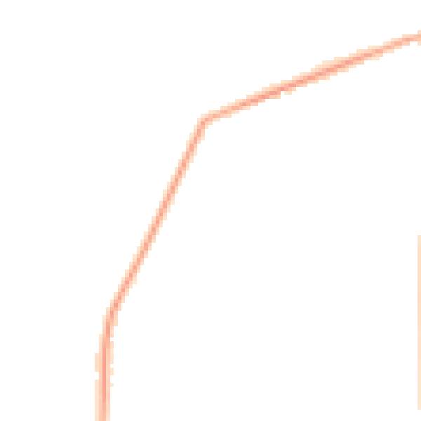 Night-time road noise heatmap for PE11 3BT