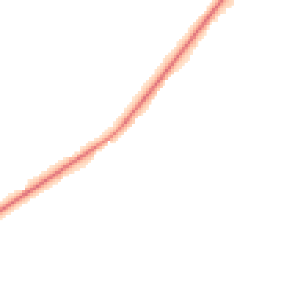 Night-time road noise heatmap for PE11 3DU