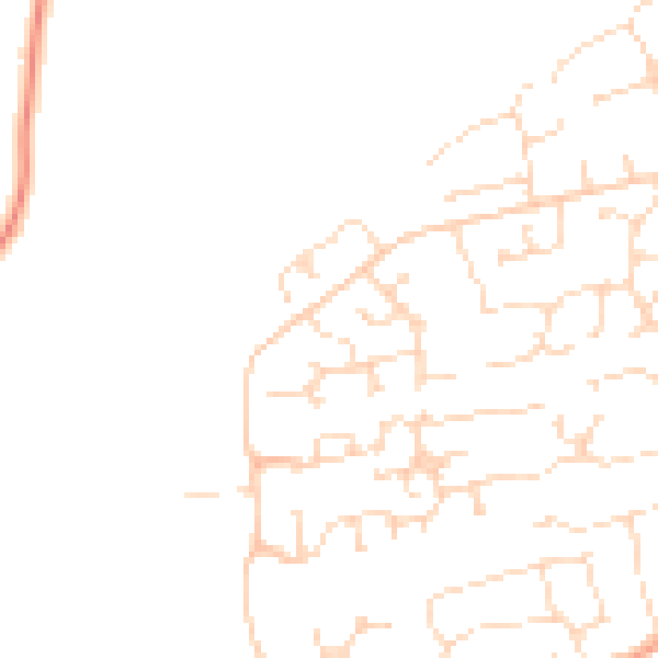 Daytime road noise heatmap for PE11 3FU