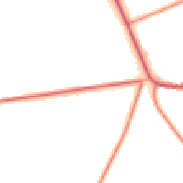 Daytime road noise heatmap for PE11 3LR