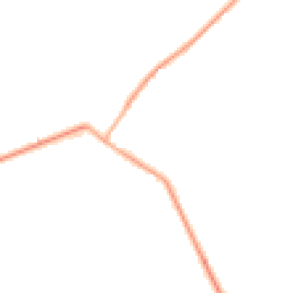Night-time road noise heatmap for PE11 3NN