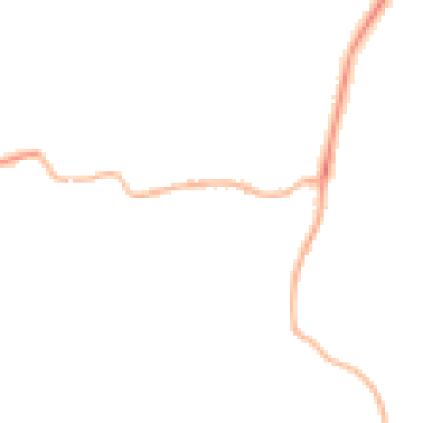 Night-time road noise heatmap for PE11 3RE