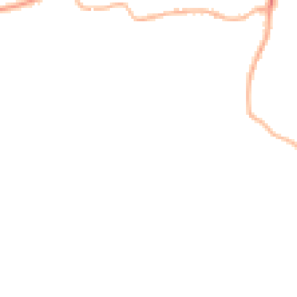 Night-time road noise heatmap for PE11 3RJ
