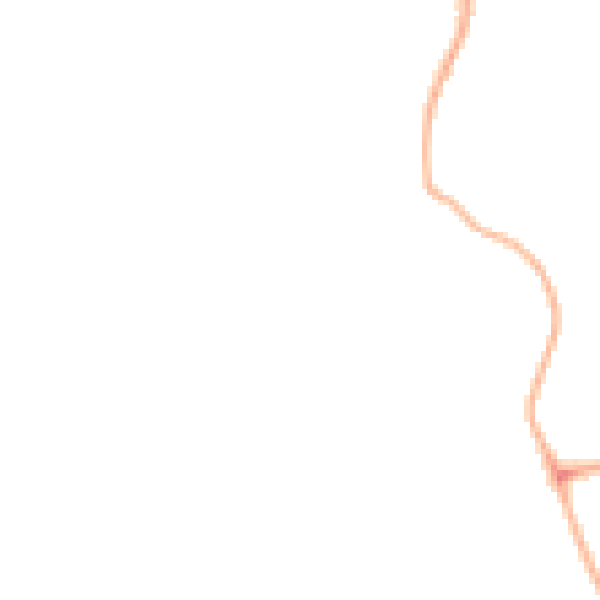 Night-time road noise heatmap for PE11 3RX