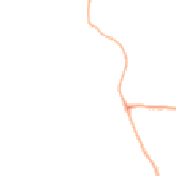 Night-time road noise heatmap for PE11 3TU
