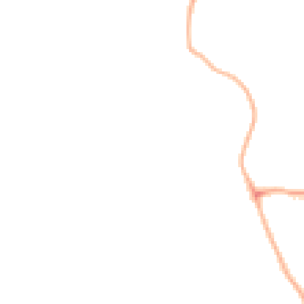 Night-time road noise heatmap for PE11 3TX
