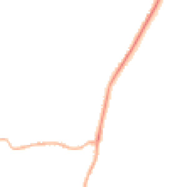 Night-time road noise heatmap for PE11 3US