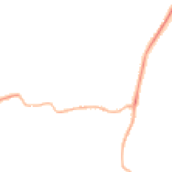 Night-time road noise heatmap for PE11 3XB