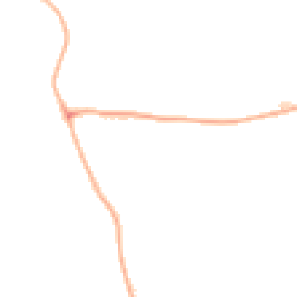 Night-time road noise heatmap for PE11 3YJ