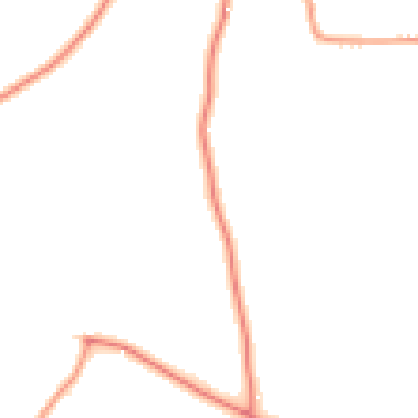 Daytime road noise heatmap for PE11 4BD