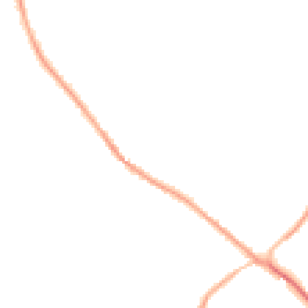 Night-time road noise heatmap for PE11 4FF