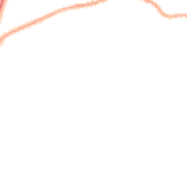 Night-time road noise heatmap for PE11 4FQ