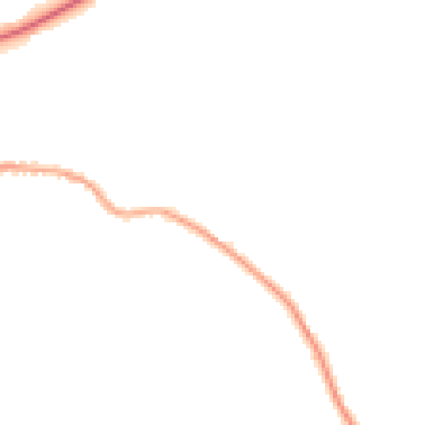 Night-time road noise heatmap for PE11 4FZ
