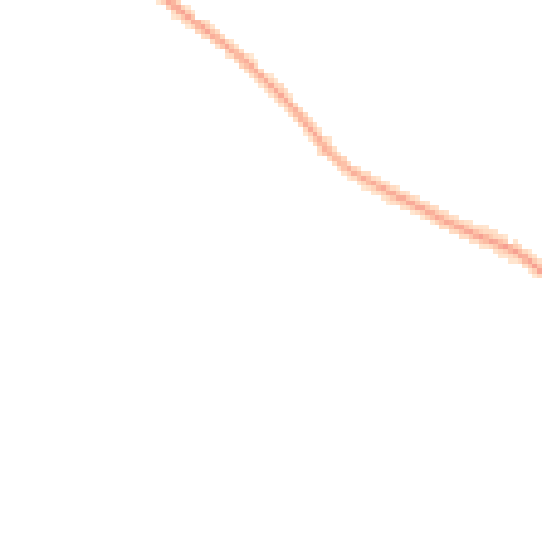 Night-time road noise heatmap for PE11 4GT