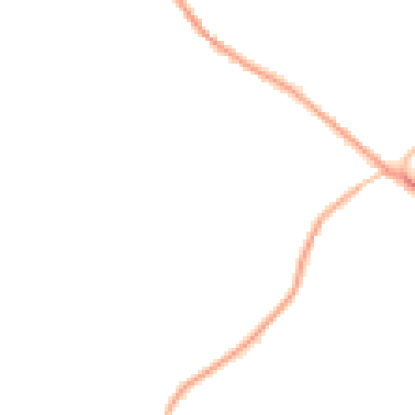 Night-time road noise heatmap for PE11 4GZ