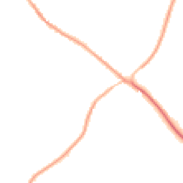 Night-time road noise heatmap for PE11 4HQ