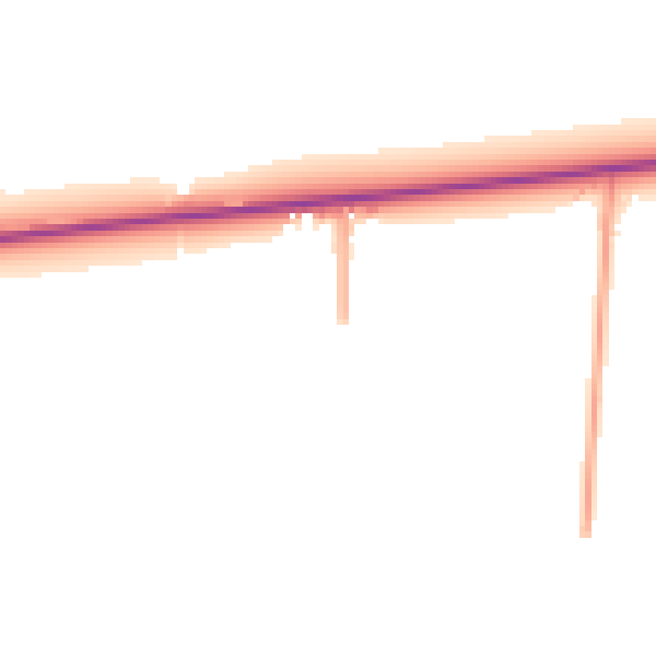 Daytime road noise heatmap for PE11 4JY
