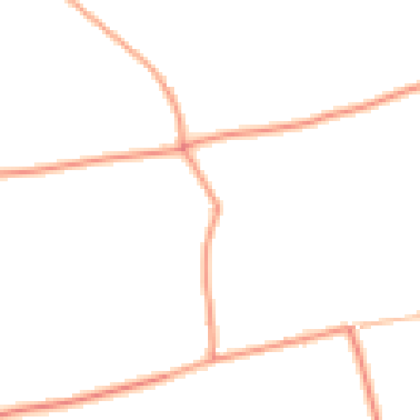Daytime road noise heatmap for PE11 4LH