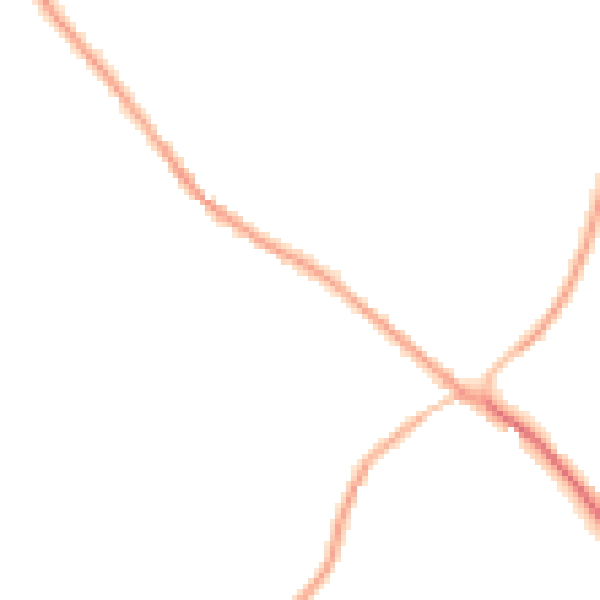 Night-time road noise heatmap for PE11 4LX