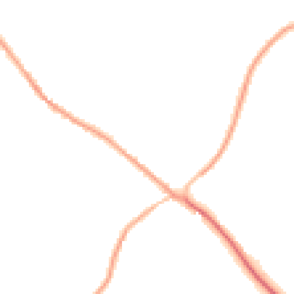 Night-time road noise heatmap for PE11 4LY