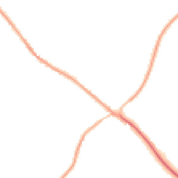 Night-time road noise heatmap for PE11 4NW