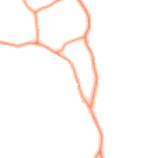 Daytime road noise heatmap for PE11 4QB