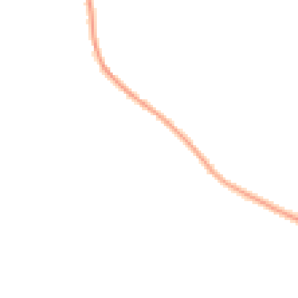 Night-time road noise heatmap for PE11 4QJ
