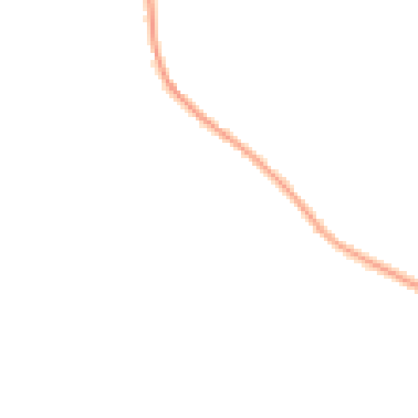 Night-time road noise heatmap for PE11 4QQ