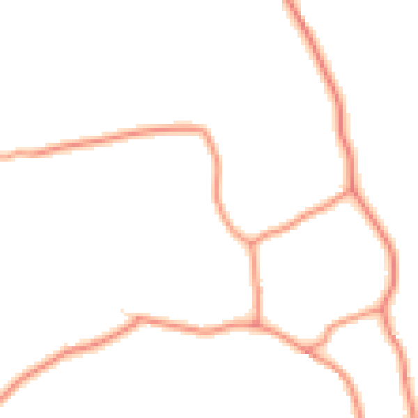 Daytime road noise heatmap for PE11 4SG